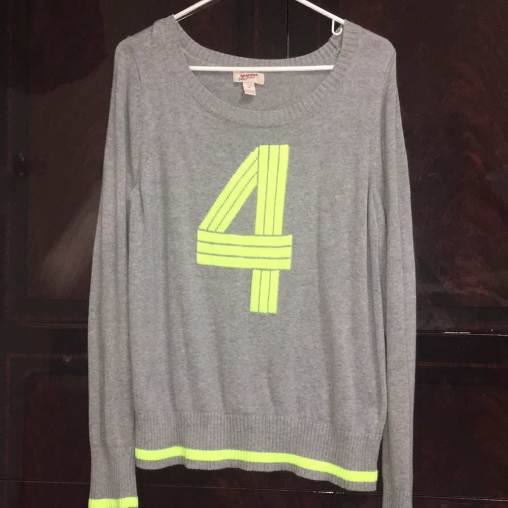 Arizona Jeans Sweater with Neon 4/Stripes